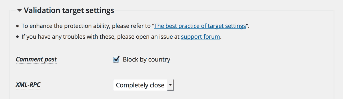 XML-RPC completely close XML-RPC completely close