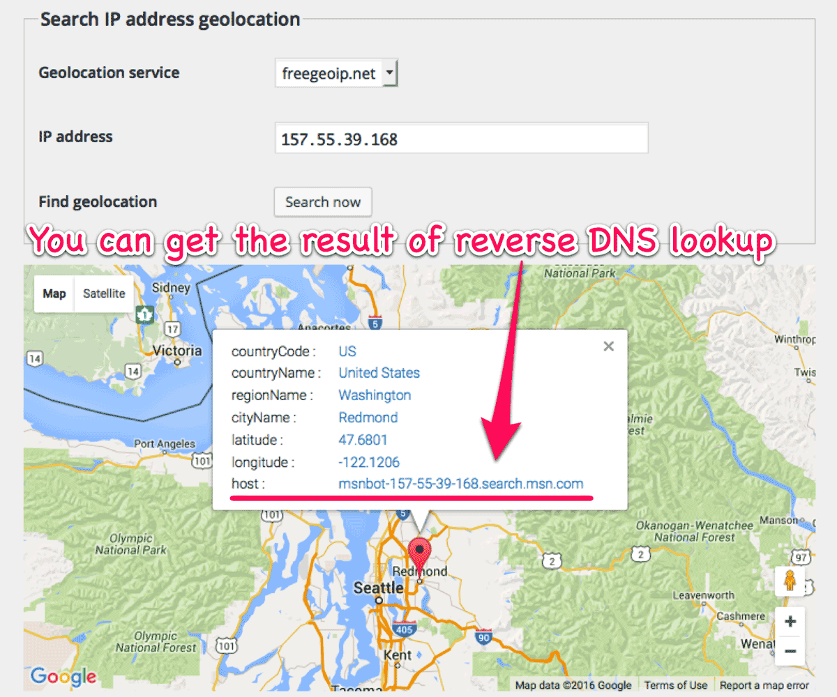 Reverse DNS lookup Reverse DNS lookup
