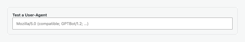 Advanced User-Agent tester